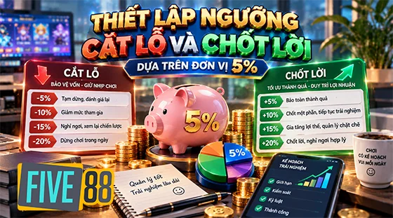 Thiết lập ngưỡng cắt lỗ và chốt lời