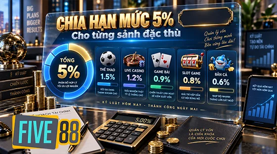 Cách chia hạn mức 5%