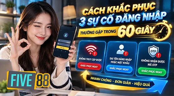 Khắc phục 3 sự cố đăng nhập