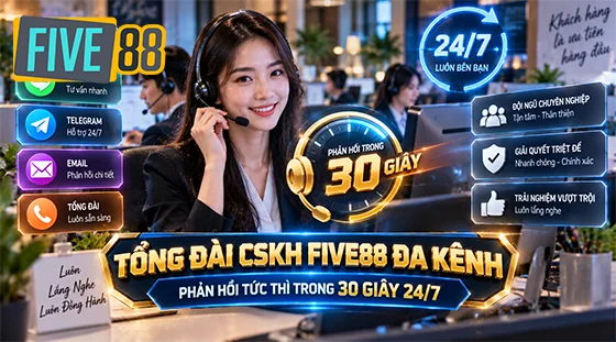 Tổng Đài CSKH FIVE88 Đa Kênh